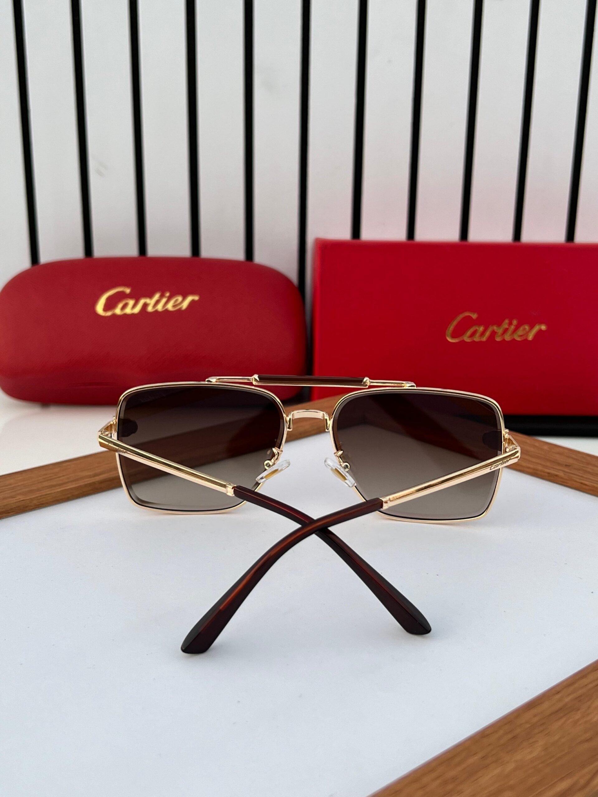 Cartier 502 Gold Brown