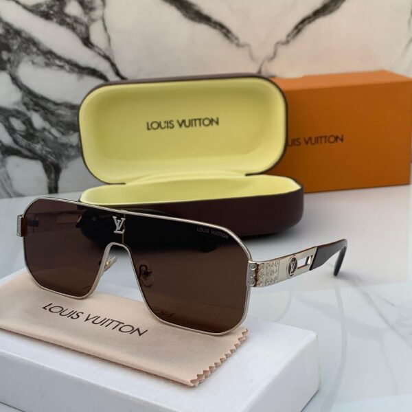 Branded LV 129 silver brown  Sunglasses