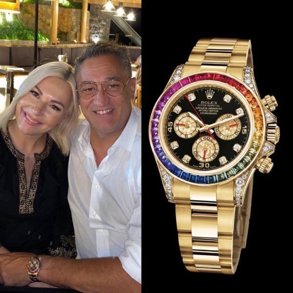 ROLEX RAINBOW FULL GOLD TOP  Premium Quality  WATCH