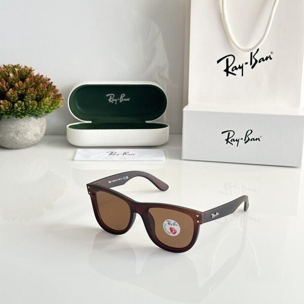 Branded Rb Reverse Dark Brown Sunglasses Bt